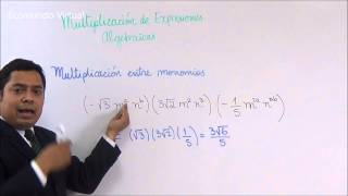 Multiplicación de expresiones algebraicas [upl. by Spatz]