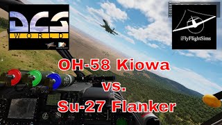 OH58 Kiowa vs Su27 on Contention Server Weak Stingers 1440p 60fps dlss3 dcsworld kiowa [upl. by Cyrus482]