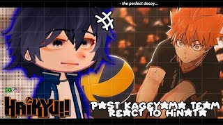 •Past Kageyama Team react to Hinata Shouyou HAIKYUU• GACHA CLUB 🇧🇷🇺🇲 [upl. by Armat936]