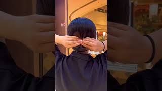 Very beautiful bun hairstyle for women shortsviral shortvideo shortsvideo [upl. by Honeywell]