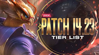 1423 MID LANE TIER LIST [upl. by Theresita492]