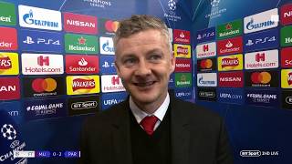 quotMountains are there to be climbedquot Ole Gunnar Solskjær reacts to his first Man Utd defeat [upl. by Akcirret]