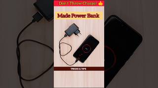 Don’t Throw Away The Scrapped Power Cord  You Can Change It Into a Power Bank Tricks amp Tips [upl. by Halihs484]