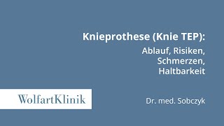 Knieprothese Knie TEP Ablauf Risiken Schmerzen Haltbarkeit [upl. by Lawtun]