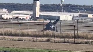 RAW VIDEO F35 crashes during test flight at Naval Air Station Joint Reserve Base Fort Worth [upl. by Crandell]