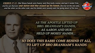 quotJewish Rabbi lifts up the hands of Bro Branhamquot  Video Clip [upl. by Ater]