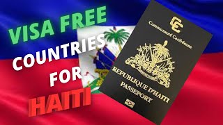 ✅2024 VisaFree Countries For Haitian Passport Holders✅ [upl. by Ysirhc]