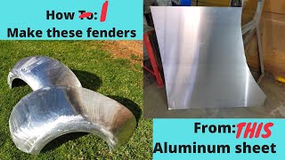 Messerschmitt Car build Part 2 Making Fenders from Scratch [upl. by Godding]