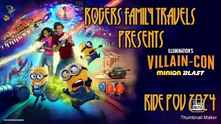 NEW Villains Con Minion Blast FULL Ride POV 4K Universal Studios Orlando [upl. by Parry]