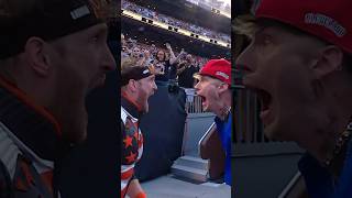 Logan Paul brings Machine Gun Kelly to summerslam [upl. by Ulane]