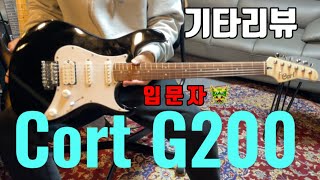 콜트Cort G200 입문자용 일렉기타 리뷰 [upl. by Doownelg]