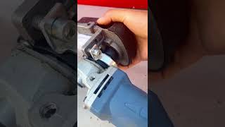 Angle grinder modified electric chain sawchainsaws hardwaretoolsviralvideo foryou [upl. by Ahsatsan504]