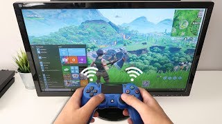 How to CONNECT PS4 CONTROLLER to PC WIRELESS Fortnite EASY METHOD [upl. by Leibman]