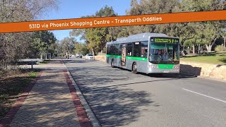 531D via Phoenix Shopping Centre  Transperth Oddities [upl. by Gaeta446]