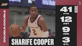 Sharife Cooper Records MASSIVE 41 PTS amp 12 AST DoubleDouble In Cleveland Charge Win [upl. by Hairom]