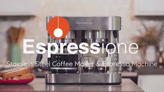 Quick Start  Espressione Combination Espresso Machine amp 10 Cup Drip Coffee Maker EM1040I [upl. by Hairu]