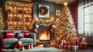 Relaxing Christmas Ambience 2025 Instrumental Holiday Music amp Soothing Fireplace Sounds [upl. by Aikym]