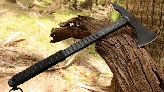 NEW Schrade SCAXE4 Tomahawk  Best Tomahawk [upl. by Nabal]