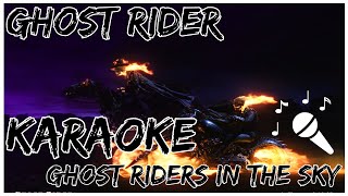 Ghost Riders in the Sky Karaoke [upl. by Lanie]