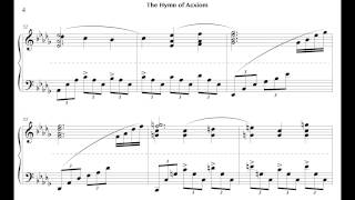 The Hymn of Acxiom for Solo Piano [upl. by Schaffel]