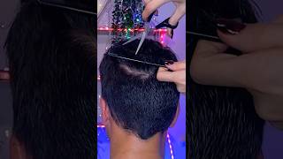 ASMR Relaxing Haircut 💇‍♂️shorts haircut asmr [upl. by Iborian]