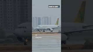 Roaring IAE V2500 engines of Airsial A320 airbus airsial takeoff viral shorts pilot life av [upl. by Marcell]