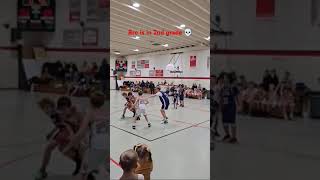 2nd grader subs into St Paul game [upl. by Ahsinert]