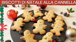 BISCOTTI DI NATALE ALLA CANNELLA in 15 MINUTI  facili veloci supergolosi 😋🎄🎅 [upl. by Ainimreh]