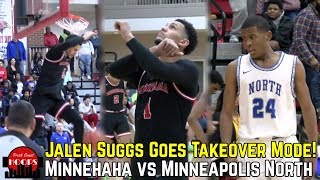 Jalen Suggs Takes Over In State Championship Rematch Minnehaha vs Minneapolis North [upl. by Kcirdahc]