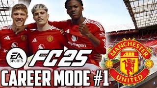 EA FC 25 MANCHESTER UNITED CAREER MODE PART 1 [upl. by Gnet634]