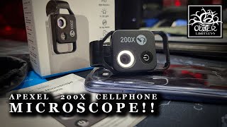 Turn Your CELLPHONE Into a Microscope Apexel 200x Microscope Adapter [upl. by Harias309]