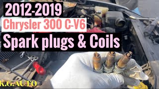 20122019 Chrysler 300 C Spark Plugs amp Ignition Coils Replacement 🚘 [upl. by Anamuj]