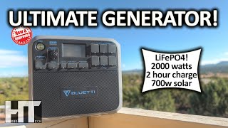 BLUETTI AC200P 2000w LiFePO4 Solar Generator 2000wh Off Grid Portable Power Station Review [upl. by Airom]