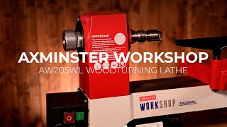 Set up guide for Axminster Workshop AW205WL Woodturning Lathe 230V [upl. by Queen]