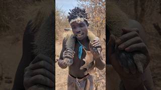 Its incredible 😧 hadzabe tribe Catch a Big Baboon morning Successfully🥰hunters culture [upl. by Eniledgam]