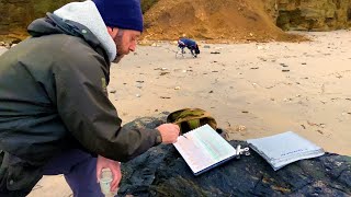 Plein Air Sketching  Godrevy Beach Cornwall [upl. by Tarah]