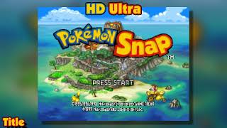 Pokémon Snap Title HD [upl. by Htidirrem]