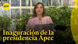 Presidenta Dina Boluarte inaugura la presidencia Apec Perú 2024 [upl. by Sergo759]