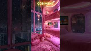 Which bedroom would you visit in a dream 🛌🌧️ aesthetic aurorarelaxing vibes asmr viral [upl. by Gipson]