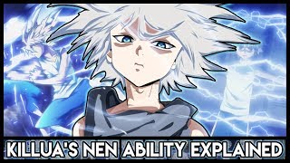 Explaining Killua Zoldycks Nen Abilities Godspeed  Electric Aura  Hunter X Hunter Explained [upl. by Soirtimid]