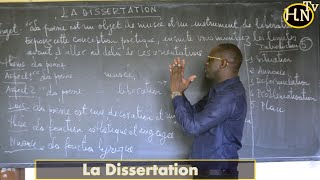 comment faire la Dissertation en Français [upl. by Nonez]