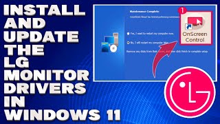 How To Install and Update the LG Monitor Drivers in Windows 1011 Guide [upl. by Oskar743]