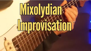 Mixolydian Scale Guitar Solo [upl. by Varden]