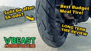 12070 BIG TIRE UPGRADE BEAST TIRE FLASH REVIEW  Budget Meal na Matibay  HONDA CLICK 125 V2 [upl. by Letsirk]