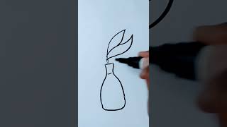 Easy plant pot drawing craftandeducation drawing art artneducation siyaaarteducation [upl. by Post]