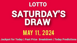 The National Lottery Lotto Draw for Saturday 11 May 2024 [upl. by Anez267]