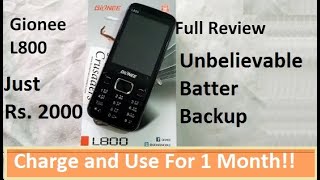 Gionee L800 with 3000 MAh Battery runs for a full month  Review [upl. by Eva]