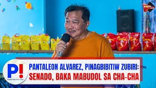 Pantaleon Alvarez pinagbibitiw Zubiri Senado baka mabudol sa chacha [upl. by Martino165]