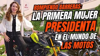 Rompiendo Barreras La Primera Mujer Presidenta en el Mundo de las Motos [upl. by Mori]