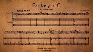 Fantasy in C for Euphonium and Marimba [upl. by Enerehs926]